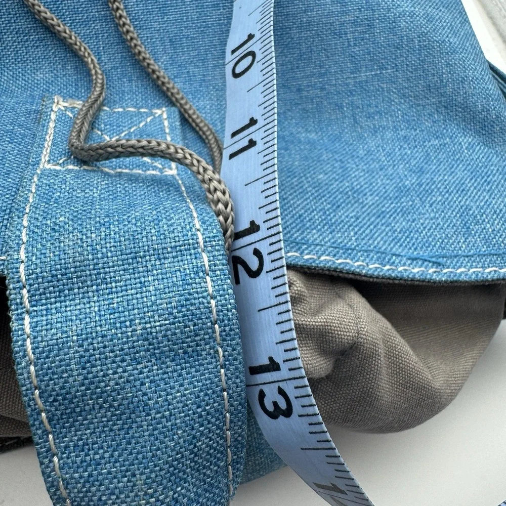 LocknLock Insulated Tote w/Handles  And Strap Cinch ClosureDenim Blue Cooler